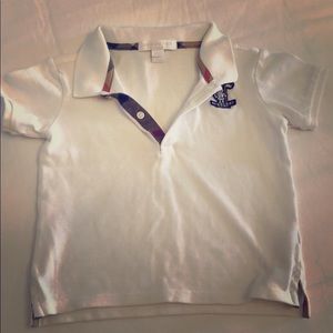 Burberry White Polo